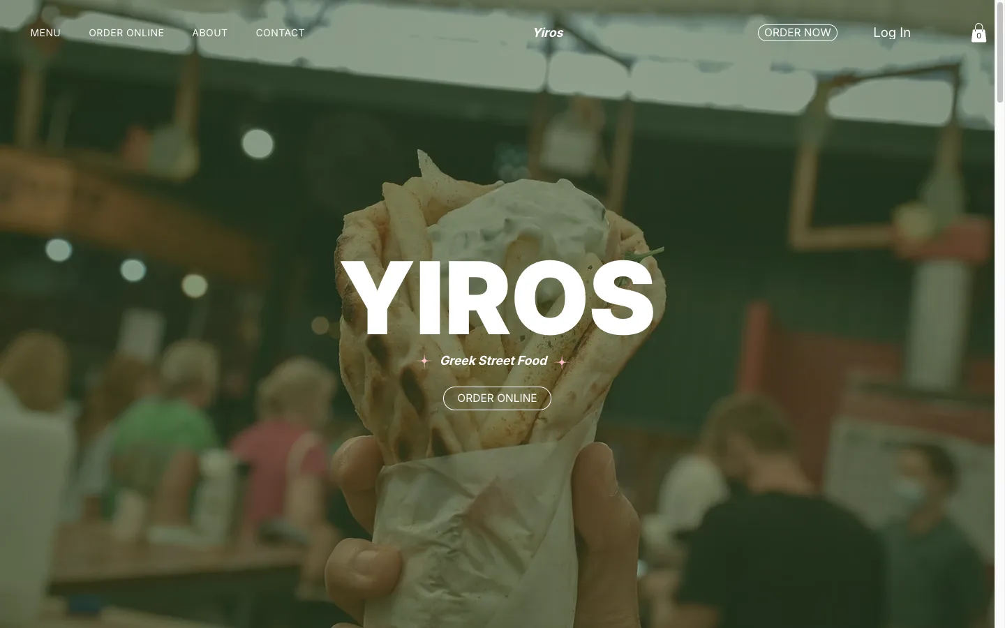 Yiros website